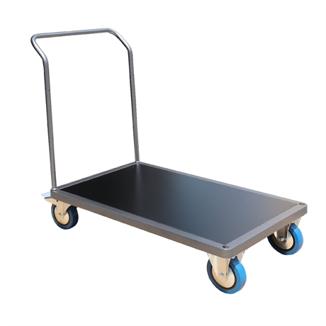 CHG1T1 - Steel platform trolley 1200 x 800 mm 1 simple drawbar