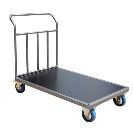 CHG1T2 - Steel platform trolley 1200 x 800 mm 1 reinforced drawbar