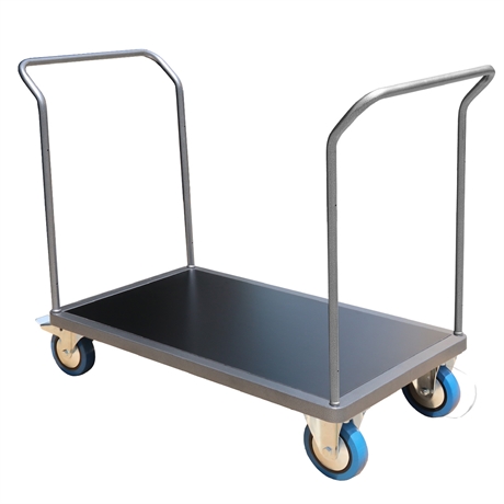 CHG2T1 - Steel platform trolley 1200 x 800 mm 2 simple drawbars