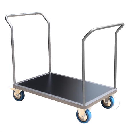 CHM2T1 - Steel platform trolley 1000 x 700 mm 2 simple drawbars