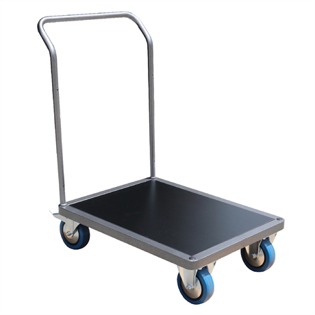 CHP1T1 - Steel platform trolley 600 x 800 mm 1 simple drawbar