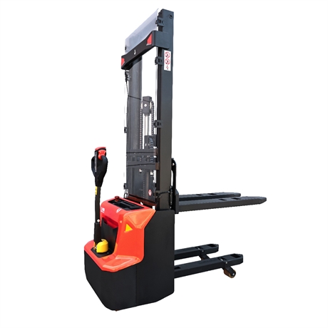 PSE13NPRO2900LI - Lithium electric stacker with 2900 mm lift, initial lift, 1300 kg capacity and 100 Ah battery