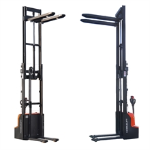 Lithium electric stacker with 100 Ah battery and 1300 kg capacity - 