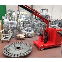 Motorized counterbalance shop crane 1000 kg up to 3 m extension - 