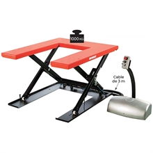 U-shaped budget electric lift table 1000 kg - 